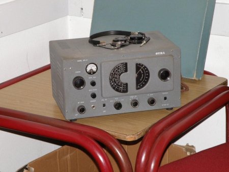 NJJ's last SW receiver - an OTRA Model 9R-4J with 9 tubes and 4 bands.
